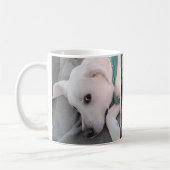Mug Cute Labrador Retriever Mix Fatigué Chien vert (Gauche)