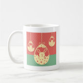 Mug Cute lapin de Pâques rétro et oeuf de Pâques (Gauche)