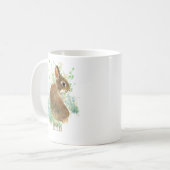Mug Cute lapin Lapin Animal animal de compagnie Nom pe (Devant gauche)