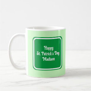 Mug Cute Léger Vert Joyeux Jour de la Saint Patrick Mu