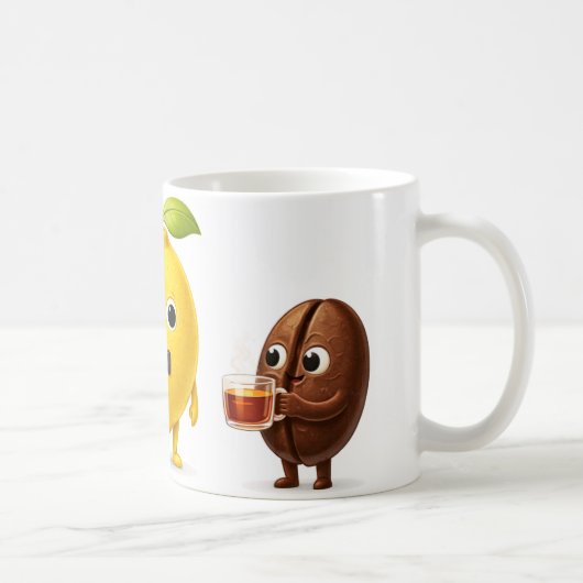 Mug Cute Lemon Tea Friends – Coffee, Tea & Water Class (Droite)