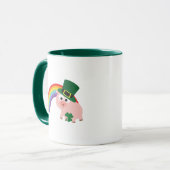 Mug Cute Leprechaun Pig (Devant gauche)