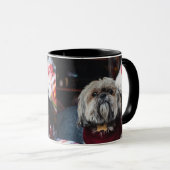 Mug Cute lhasa apso puppy at (Devant droit)