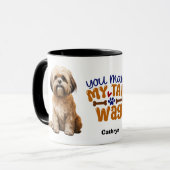 Mug Cute Lhassa Apso Vous Faites Ma Queue (Devant gauche)