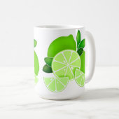 Mug Cute Limite tranches de chaux motif d'agrumes enso (Devant droit)