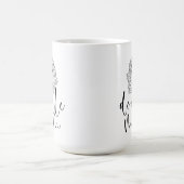 Mug Cute Line Art Doodle Maman Noir et Blanc (Centre)