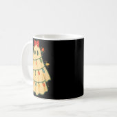 Mug Cute Lit Ghost Christmas Tree Funny Gift Halloween (Devant gauche)