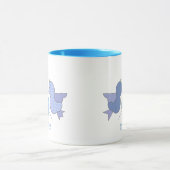 Mug Cute Little Blue Oiseaux Motifs C'est un garçon Cu (Centre)