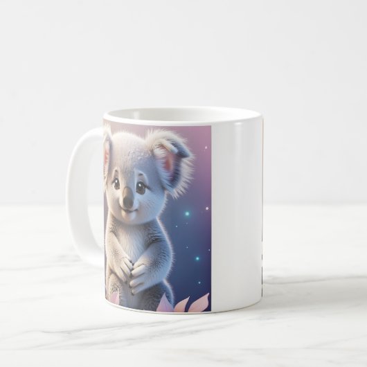 Mug Cute Little Koala Imaginaire Dreamy Gradient (Devant gauche)