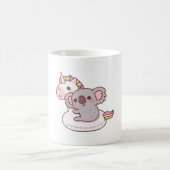 Mug Cute Little Koala Ours Accrocher Unicorn Pool Flot (Centre)
