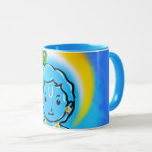 Mug Cute Little Krishna Bénédictions Art (Devant droit)