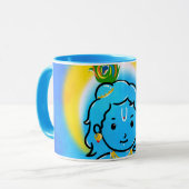 Mug Cute Little Krishna Bénédictions Art (Devant gauche)