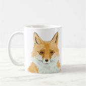 Mug Cute Little Red Fox - transparent. (Gauche)