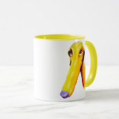 Mug Cute Long Nez Greyhound Art (Devant droit)