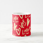 Mug Cute Love Hearts Saint Valentin (Centre)