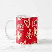 Mug Cute Love Hearts Saint Valentin (Gauche)