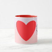 Mug Cute Love You More Valentine's Couple (Centre)