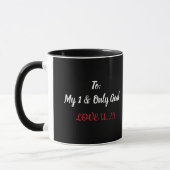 Mug Cute & Lovely Valentine Soccer (Gauche)