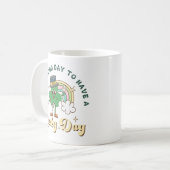 Mug Cute Lucky Clover Retro Rainbow – St. Paddy’s Day (Devant gauche)