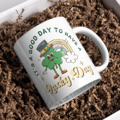 Mug Cute Lucky Clover Retro Rainbow – St. Paddy’s Day