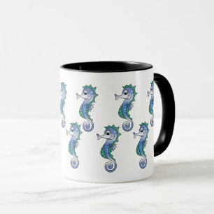 Mug Cute Magnifique Funny Seahorse Ocean Life Design