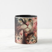 Mug Cute Mama Chat et Kittens Musique féminine (Centre)