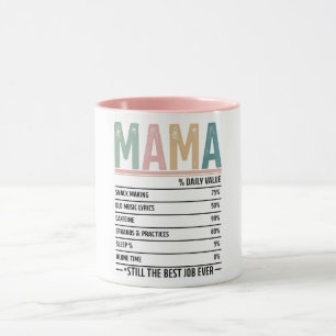 Mug Cute Mama éléments nutritifs