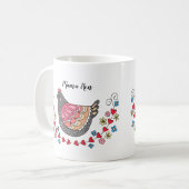 Mug Cute Mama Hen Mother Chicken Fun Fun Mère Gift (Devant gauche)