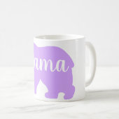 Mug Cute Mama ours design mère cadeau de jour (Devant droit)