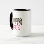 Mug Cute Mama Vibes Nouvelle Mère Baby shower Cadeau (Devant gauche)