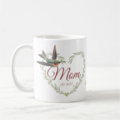 Mug Cute Maman Coeur Coeur Colibri Sage Green Coffee M (Gauche)