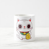 Mug Cute Maneki Neko Fortune Money Chat (Centre)