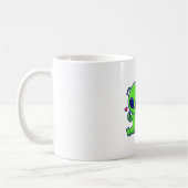 MUG CUTE MEOW CAT AVEC ALIEN (Gauche)