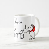 Mug Cute Meowy Kitties de Noël (Devant droit)