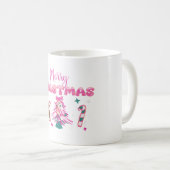 Mug Cute Merry Christmas Gingerbread and Candy Design (Devant droit)
