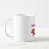 Mug Cute Merry Christmas Gingerbread and Candy Design (Gauche)