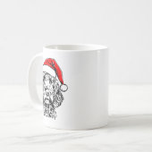 Mug Cute Merry Christmas Goldendoodle Santa Christmas  (Devant gauche)