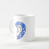 Mug Cute Microtia bleu et rose (Devant gauche)
