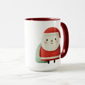 Mug Cute Minimalist Santa Claus (Devant droit)