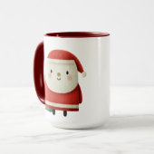 Mug Cute Minimalist Santa Claus (Devant gauche)