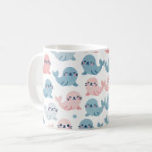 Mug Cute 🦭 minimaliste de la bouge 💙 💗 (Devant gauche)