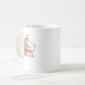 Mug Cute Mochi Peach Cat (Devant gauche)