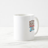 Mug Cute Mochi Peach Cat (Devant droit)