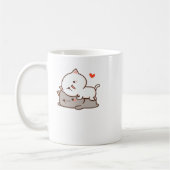 Mug Cute Mochi Peach Cat (Gauche)