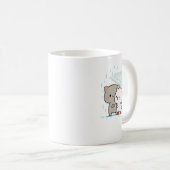 Mug Cute Mochi Peach Cat (Devant droit)