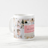 Mug Cute Modern Mama Photo Collage Cadeau (Devant gauche)