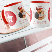 Mug Cute Moderne Simple Cool Papa Première Fête des pè