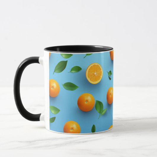 Mug Cute Moderne Unique Agrumes Motif (Gauche)