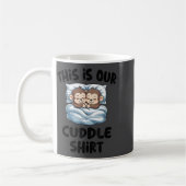 Mug Cute Monkey Couple This Is Our Cuddle  (Gauche)