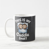 Mug Cute Monkey Sleep Couple This Is My Cuddle  (Gauche)